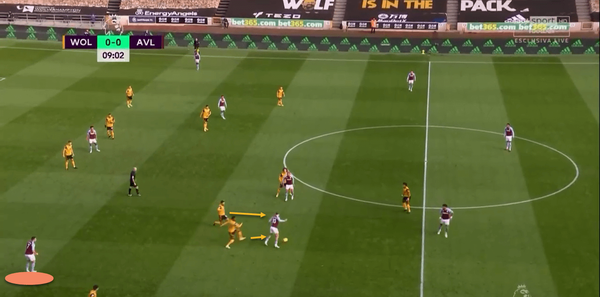  狼队后卫失误送点，内托扳平难阻球队失利